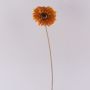 Fleur en plastique Gerbera TUNGUSKA, aspect sec, orange, 50cm