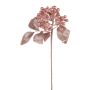 Branche décorative Sureau VIKTORINE avec des baies, or rose métallique, 30cm