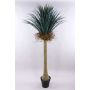 Yucca rostrata artificiel HARDIN, pot décoratif, 180cm