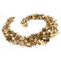 Décoration à disperser « CANDY » en forme de coupes à fruits, coton, beige-marron, 4 cm, Ø 6 cm
