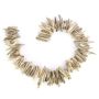 Guirlande maritime en bois flotté WENDY, blanc chaux, 105 cm