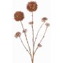 Branche de skimmia artificielle LOBUS, cuivre, 90cm, Ø4-8,5cm