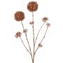 Branche de skimmia artificielle LOBUS, cuivre, 90 cm, Ø 4-8,5 cm