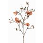 Branche de magnolia en velours JACKA, saumon, 105cm