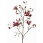 Branche de magnolia en velours JACKA, vieux rose, 105cm