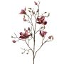 Branche de magnolia en velours JACKA, vieux rose, 105cm