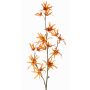 Branche artificielle d'hamamélis ORAFA avec fleurs, orange, 80cm, Ø4-8cm