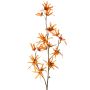 Branche artificielle d'hamamélis ORAFA avec fleurs, orange, 80 cm, Ø 4-8 cm