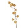 Branche artificielle de physalis AINOS, fruits, paillettes, beige, 80 cm
