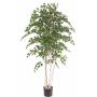 Bouleau blanc artificiel TAMOU, troncs naturels, vert, 195 cm
