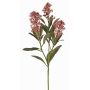 Branche de skimmia artificielle LAUSANA avec fleurs, mauve, 65cm, Ø7cm