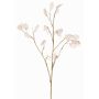 Branche de lunaria artificielle KONIA, crème, 95cm