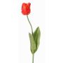 Fleur artificielle Tulipe perroquet UAKARI, rouge-orange-vert, 65cm, Ø6cm