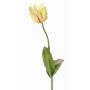 Fleur artificielle Tulipe perroquet UAKARI, jaune-vert-fuchsia, 65cm, Ø6cm