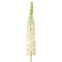 Grande fleur artificielle « bougie des steppes » SELINA, blanche, 130 cm, Ø 9 cm