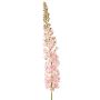 Grande fleur artificielle « bougie des steppes » SELINA, rose clair, 130 cm, Ø 9 cm