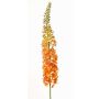 Grande fleur artificielle bougie des steppes SELINA, orange, 130cm, Ø9cm