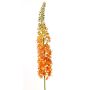 Grande fleur artificielle « bougie des steppes » SELINA, orange, 130 cm, Ø 9 cm