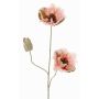 Coquelicot décoratif MODLING, rose, 75cm, Ø12cm