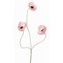Branche artificielle Coquelicot KINKA, rose-crème, 50cm, Ø5cm