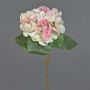 Hortensia artificiel CHIDORI, crème-rose-vert, 60 cm, Ø 18 cm
