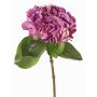 Hortensia artificiel CHIDORI, violet-crème, 60cm, Ø18cm
