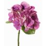 Hortensia artificiel CHIDORI, violet-crème, 30cm, Ø13cm