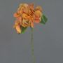 Fleur artificielle d'hortensia CHIDORI, orange, 30 cm, Ø 13 cm