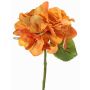 Fleur artificielle d'hortensia CHIDORI, orange, 30cm, Ø13cm
