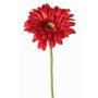 Gerbera artificiel HELLI, rouge, 65 cm, Ø 12 cm