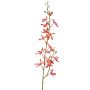 Branche artificielle Orchidée Cattleya TRASSA, rouge-orange, 80cm, Ø4-8cm