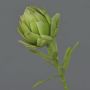 Fleur d'artichaut en tissu JENBALA, verte, 35 cm, Ø 7 cm