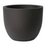 Pot rond ETRION en plastique, noir, 61 cm, Ø 74 cm