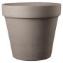 Pot de fleurs NUVENS en terre cuite, taupe, 70cm, Ø79cm