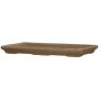 Soucoupe rectangulaire pour jardinière DUVENS en terre cuite, marron, 51,7 x 20 x 4 cm