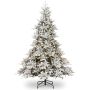 Sapin de Noël artificiel TORONTO SPEED, recouvert de neige, LED, 275 cm, Ø 180 cm