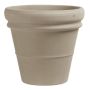 Pot de fleurs en terre cuite BRYNEX à double rebord, beige, 42cm, Ø45cm