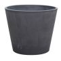 Pot de fleurs SUAVIA en béton de bois, anthracite, 60 cm, Ø 80 cm