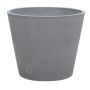 Pot de fleurs SUAVIA en béton de bois, gris, 49 cm, Ø 60 cm