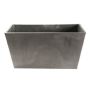 Jardinière ANDIF en béton de bois, anthracite, 100 x 32 x 49 cm