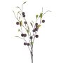 artificiel Prunier branche JOSIANA à fruits, violet foncé, 105cm