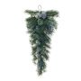 Sapin décoratif CICILIA, suspendu, pommes de pin, boules, baies, vert-argenté, 75cm