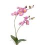Orchidée Phalaenopsis en tissu NAARA sur piquet, rose, 75cm, Ø6-8cm