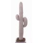Cactus Saguaro artificiel LUCIEN, sur piquet, blanc, 80cm