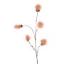 Branche artificielle Fothergilla ELAINA à fleurs, pêche, 85cm