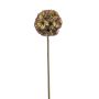 Branche artificielle Étoile Scabieuse LUCILLE, vert-violet, 65cm