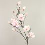 Branche de magnolia artificielle YONA, blanc-rose, 130cm