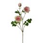 Branche de fleurs artificielles Pivoine KROVEL, vert-rose, 75cm