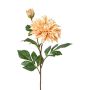 Fleur décorative Dahlia VUNKE, jaune-beige, 80cm