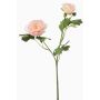 Branche décorative Renoncule FLORANCE, rose-saumon, 45 cm